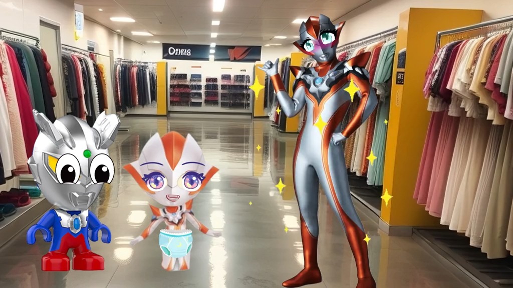 启蒙早教动画:小格丽乔奥特曼和哥哥在商场玩捉迷藏 #幼儿启蒙 #亲子