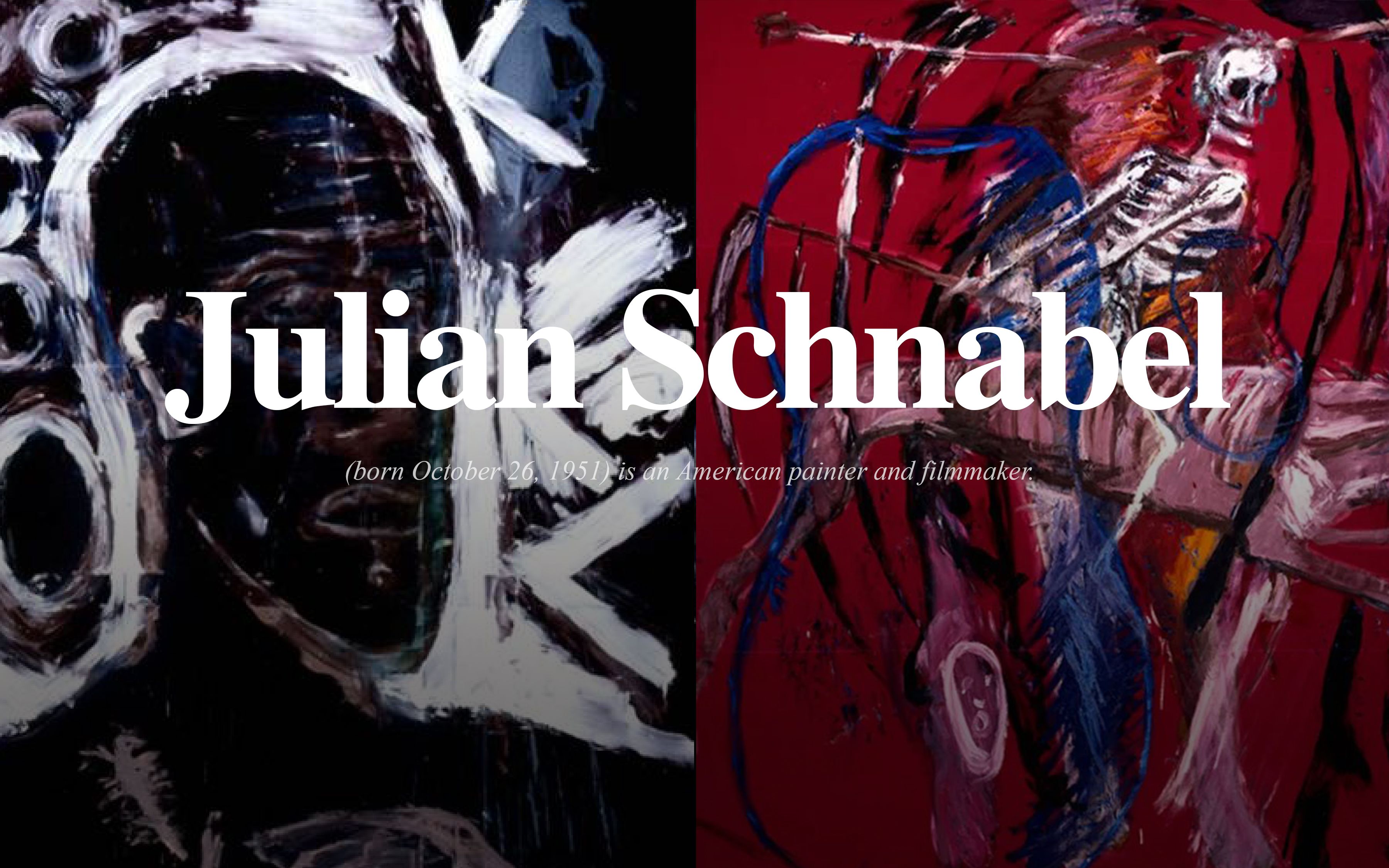 【遇见艺术】朱利安ⷮŠ施纳贝尔 Julian Schnabel | 混乱和破坏哔哩哔哩bilibili