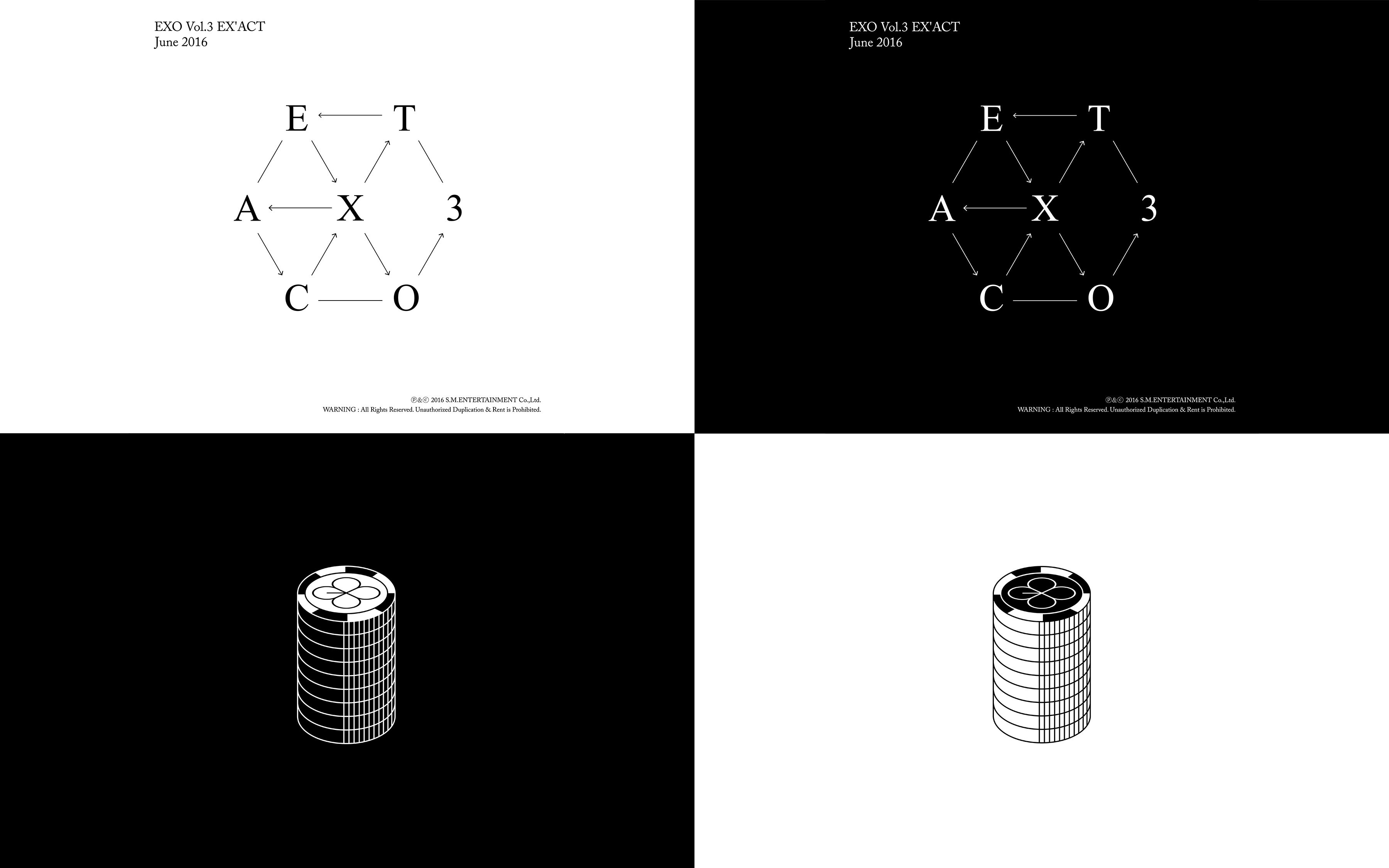 [图]【EXO】2016年专辑《EX'ACT》