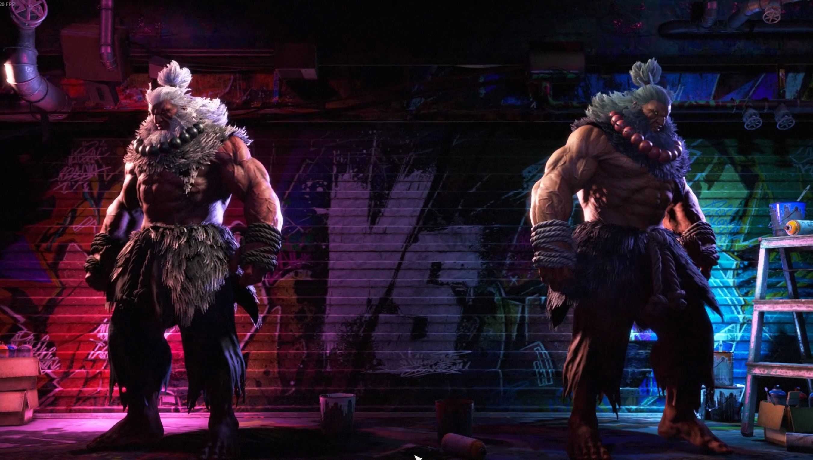 【街霸6】豪鬼服装bug,05配色就是真豪鬼配色?