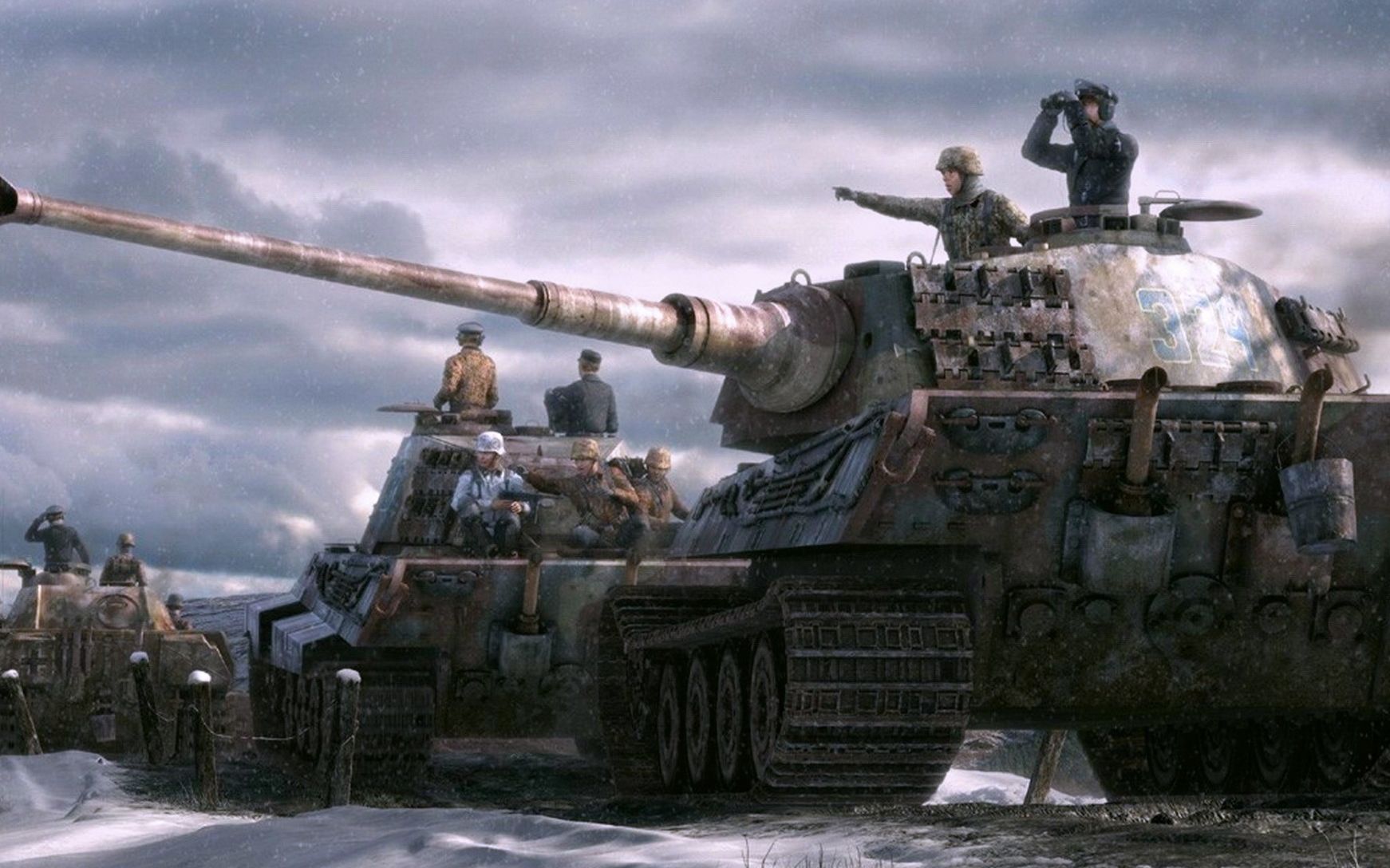 【勇猛之路二战】东德双虎王出击!