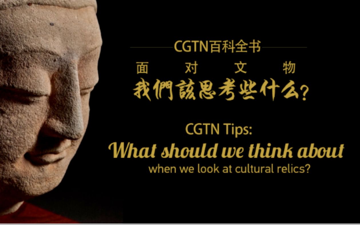 CGTN百科全书:面对文物 我们该思考些什么?哔哩哔哩bilibili