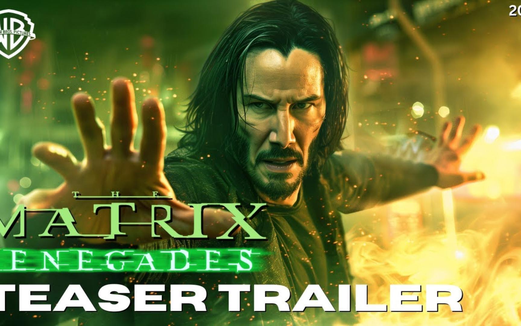 基努·里维斯 | 华纳兄弟『黑客帝国5 -叛徒』4k中文路透 | 人类再