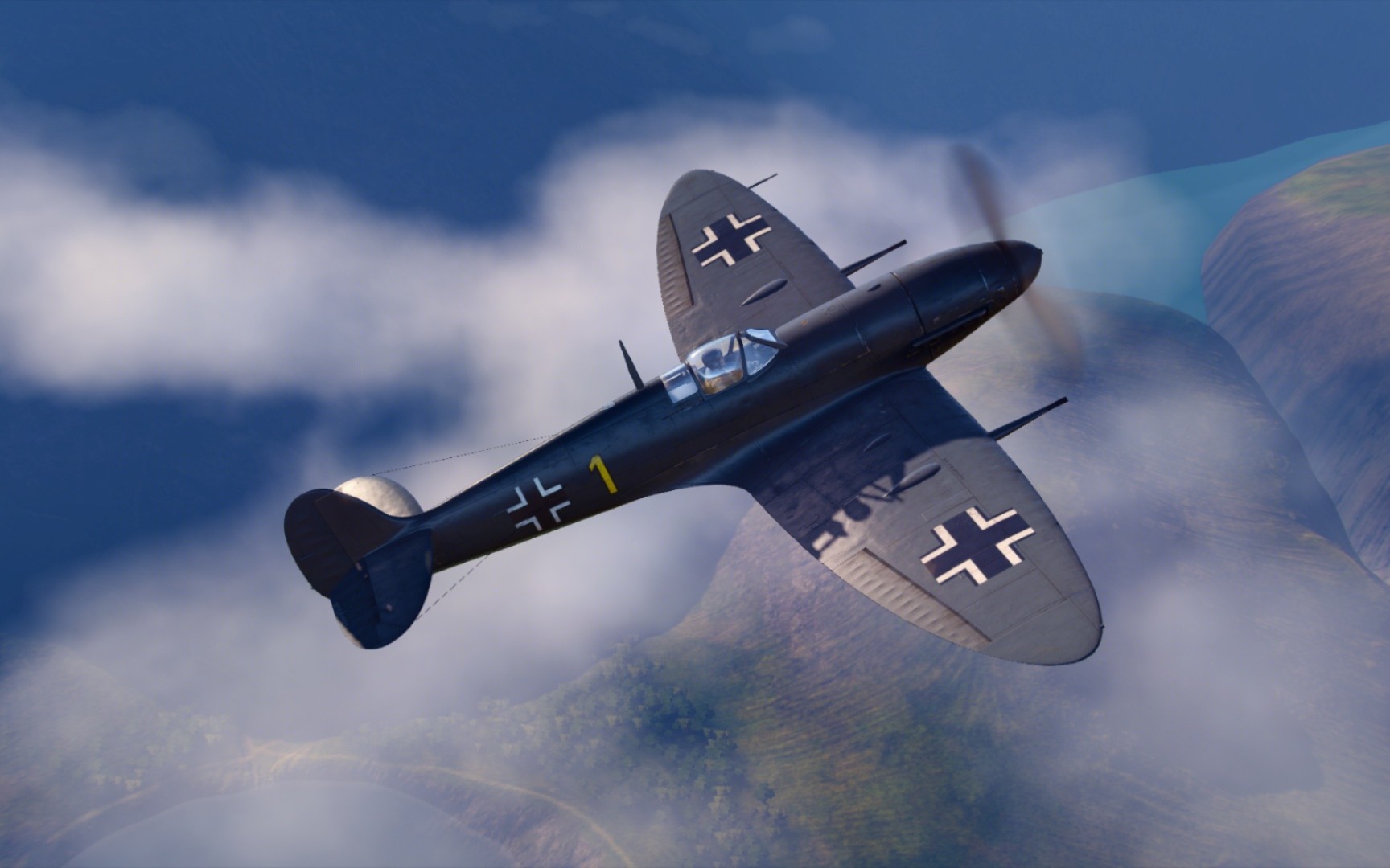 [战机世界]金币战机系列德系篇:vi级轻战spitfire v db605