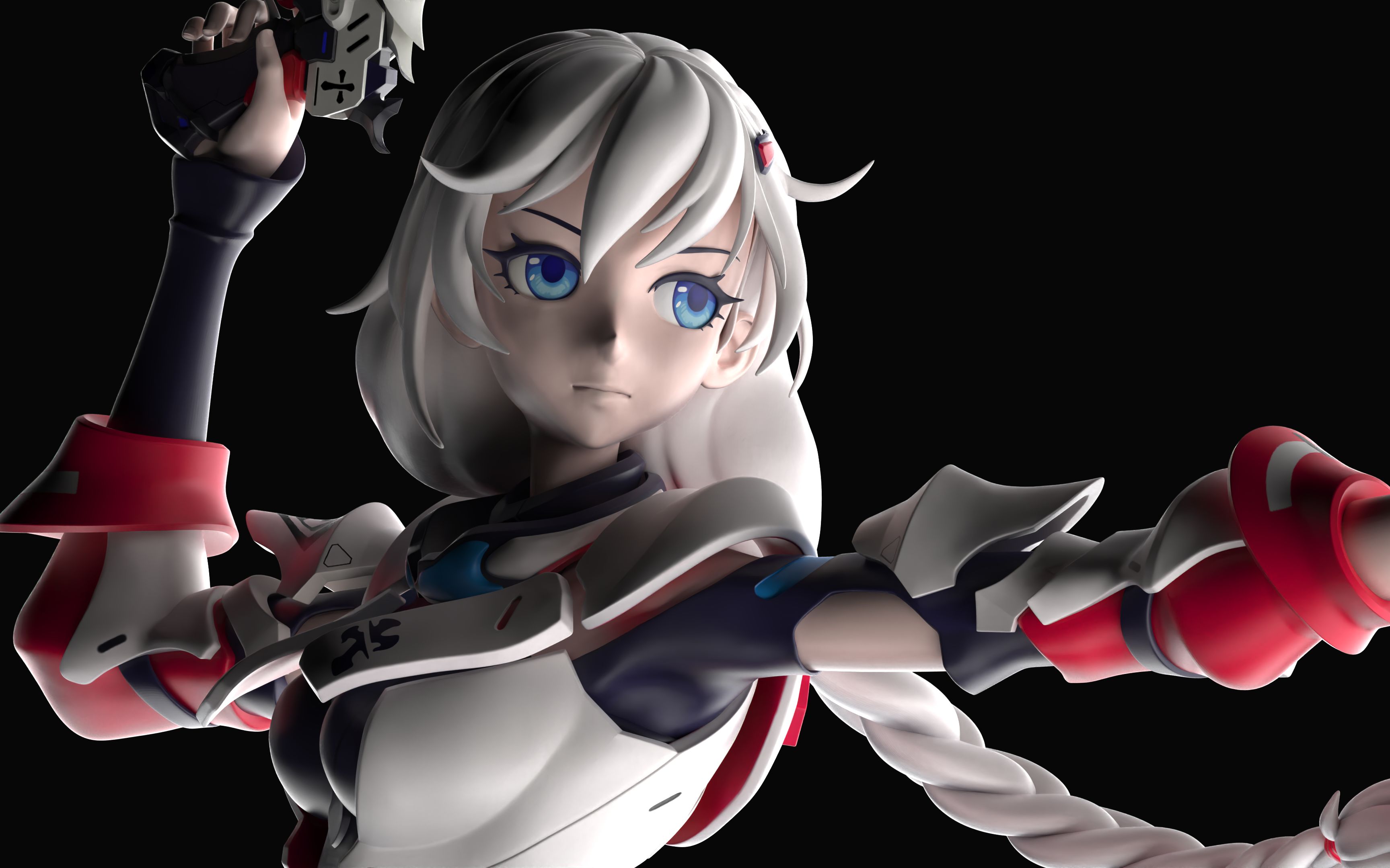 卡莲圣仪装.今样 十字版本渲染展示