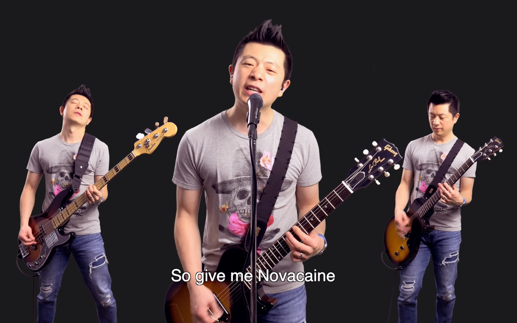 green day - give me novacaine | 绿日乐队 吉他弹唱_哔哩哔哩 (゜