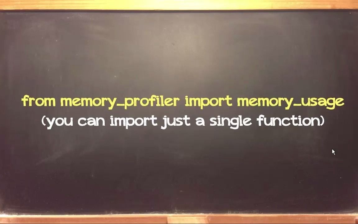 13. Using memoryprofiler and memoryusage哔哩哔哩bilibili