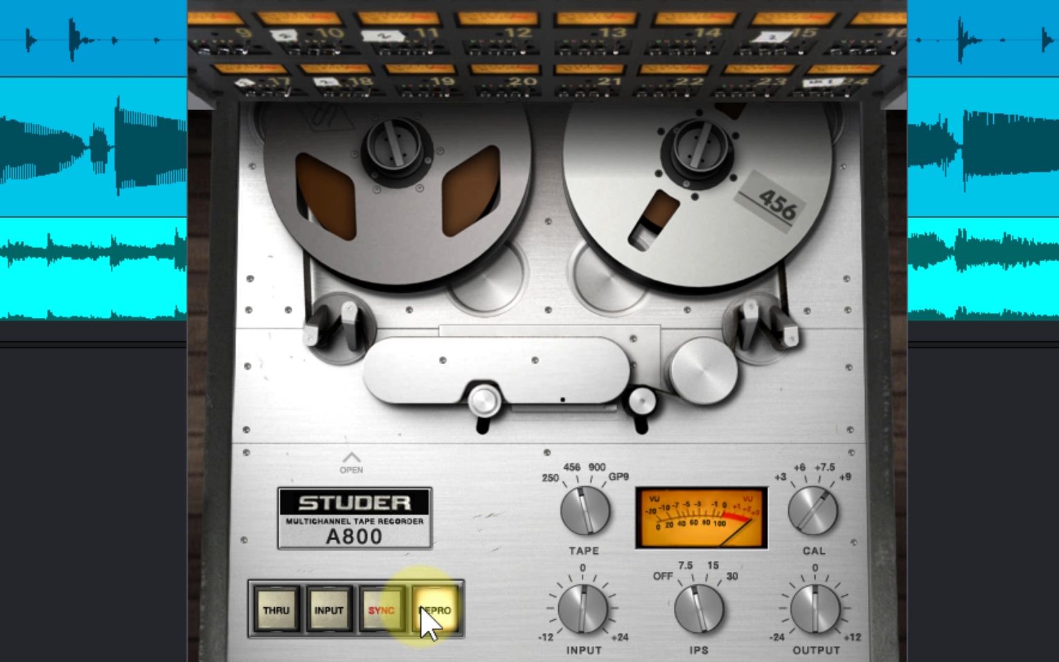 经典磁带模拟UAD Studer A800开盘机使用教程