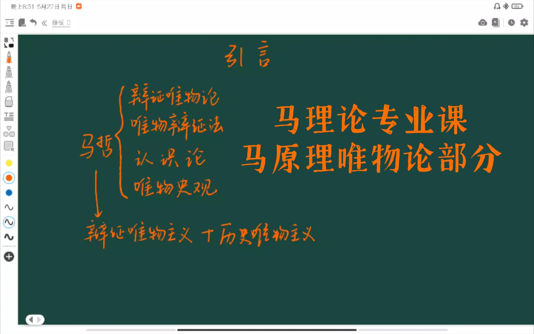 [图]马理论专业课——马原理唯物论部分