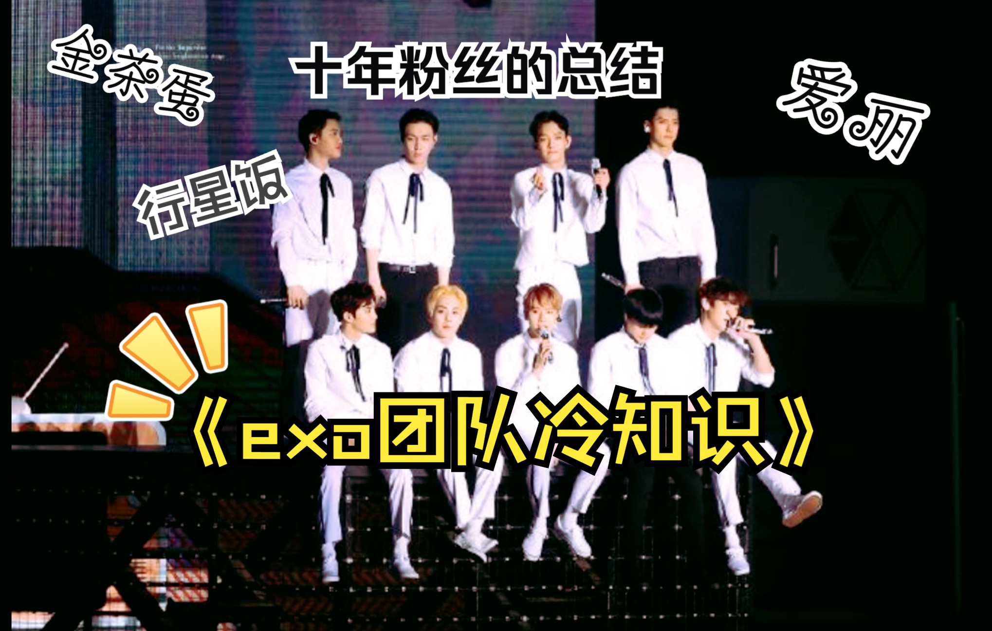 【exo团队冷知识】新粉必看!黑称变爱称?爱丽们心有多大?自我调侃第一名——EXO的粉丝哔哩哔哩bilibili