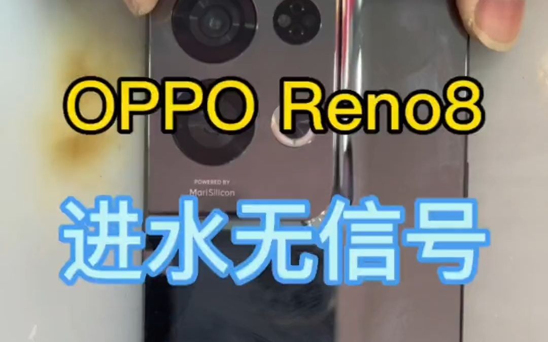 OPPO Reno8 进水无信号 无显示,售后维修费用高达1300多,你猜我多少钱能帮他修好呢?哔哩哔哩bilibili