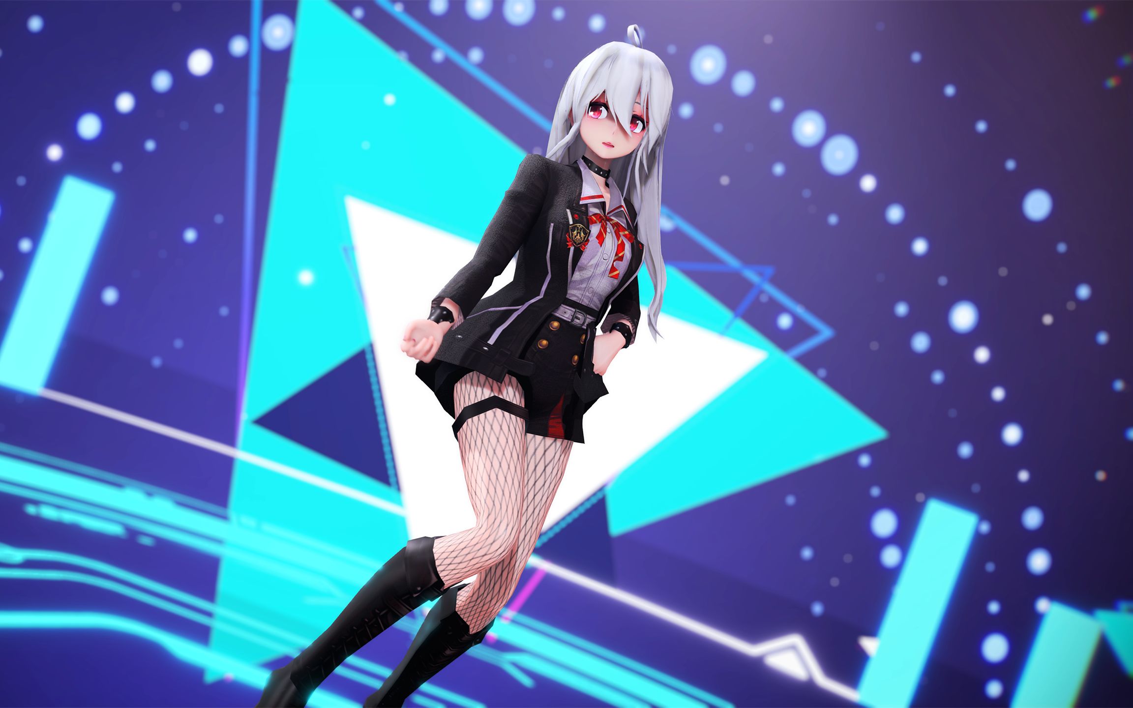 活动  【4k/mmd】我超,渔网袜弱音!【getcha!】