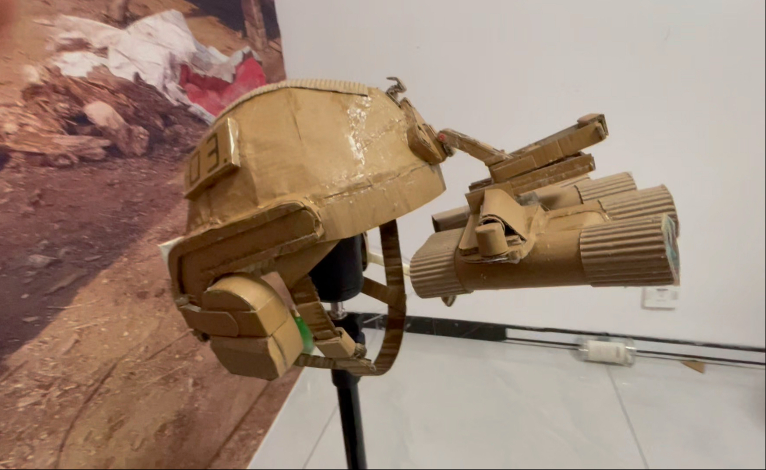 纸板模型战术头盔出货啦