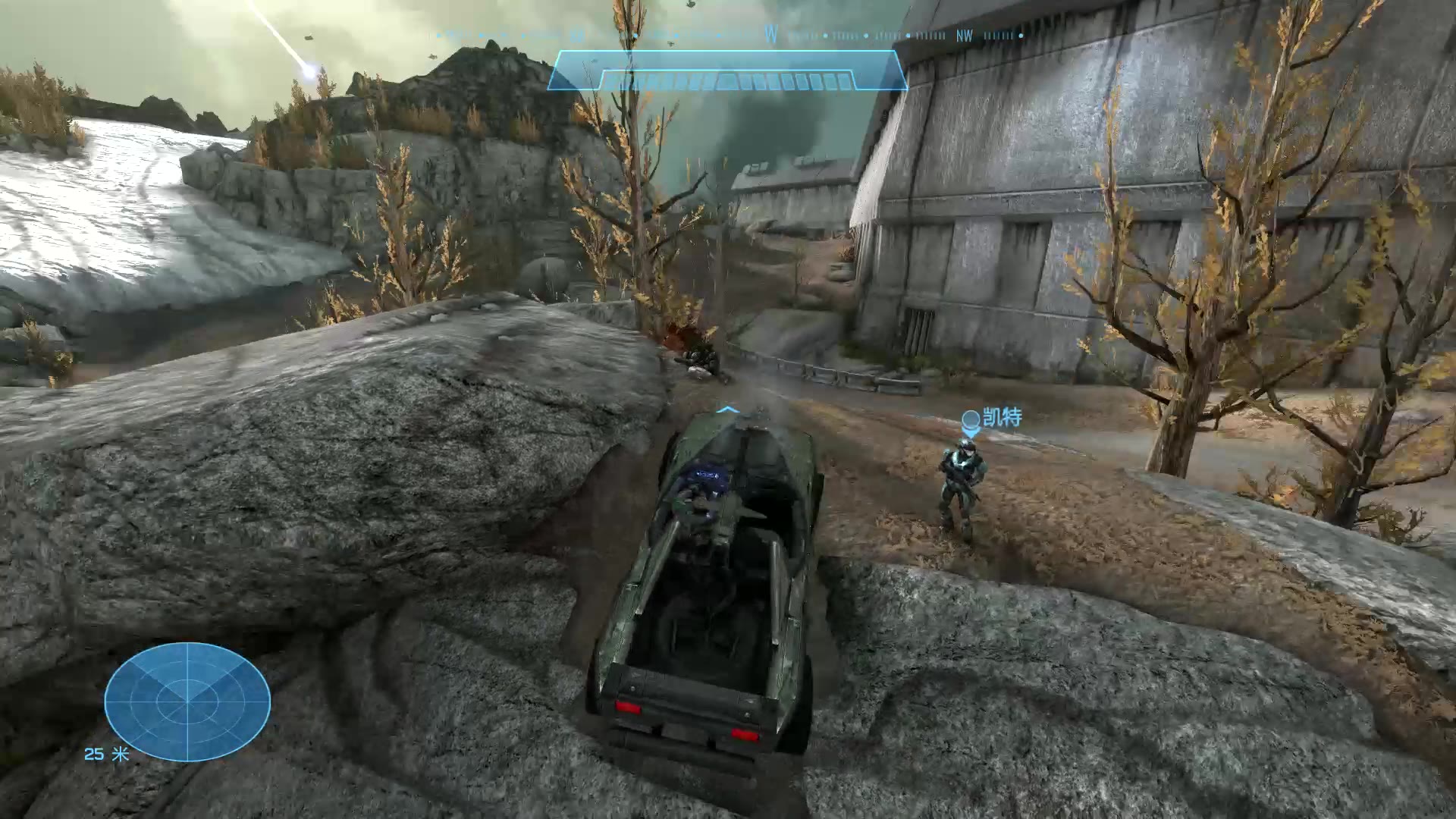 光环:士官长合集 致远星 第二关 刺刀基地 halo_ the master chief