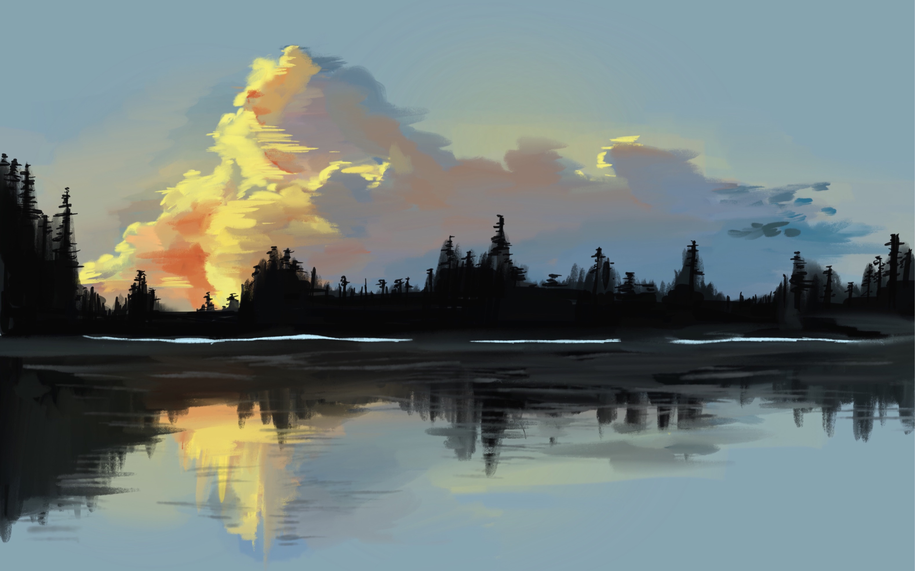 活动  「procreate」黄昏之下,云端之上