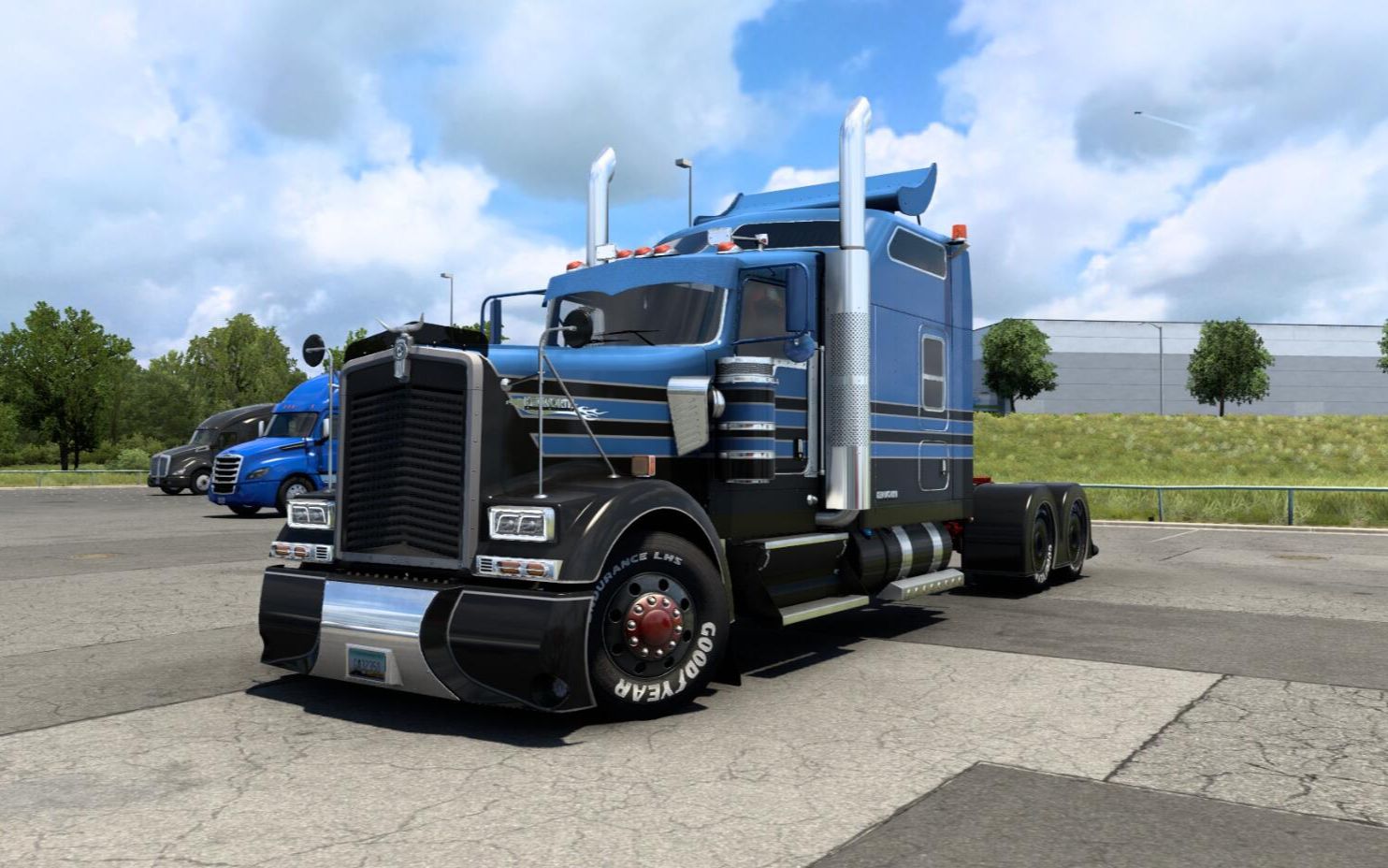 【美国卡车模拟】肯沃斯w900改装包展示