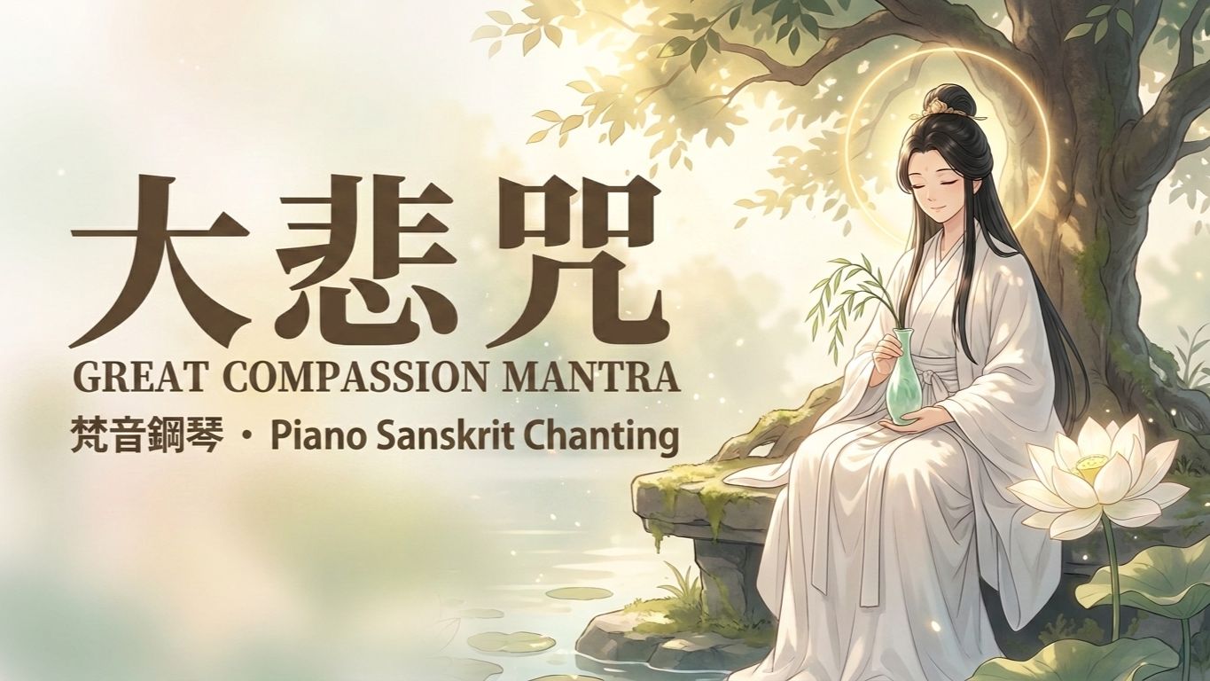 【梵音钢琴】《大悲咒》极致听觉疗愈｜净化焦虑、内心安宁、伴你入睡