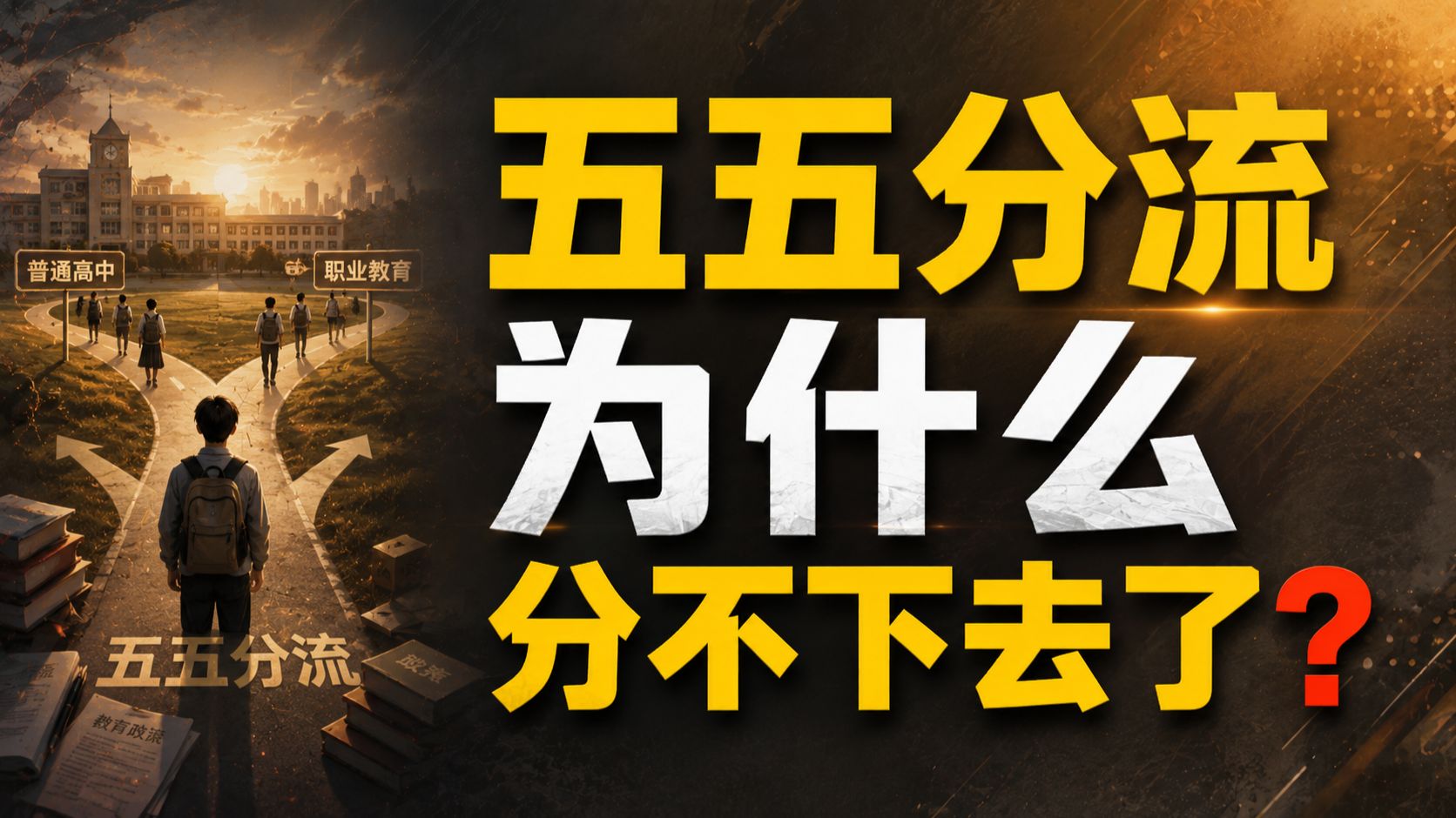 五五分流为什么分不下去了？