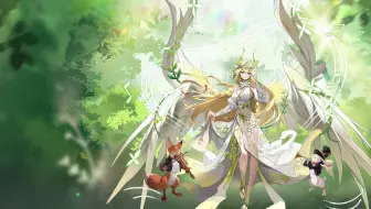 【奥奇传说动效壁纸/h5】森境圣灵·卡雅