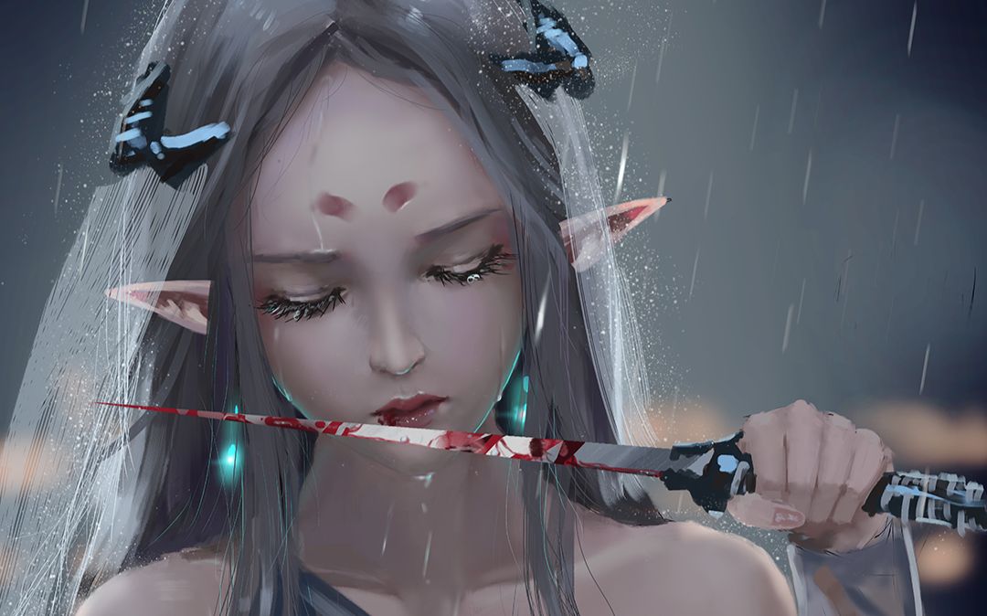 黑后【ps绘画过程】