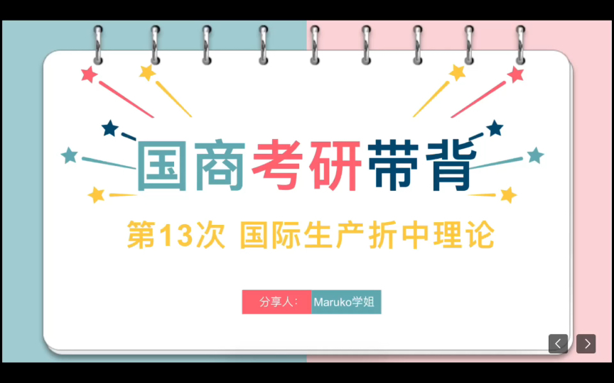 【23国商考研带背13】国际生产折中理论哔哩哔哩bilibili