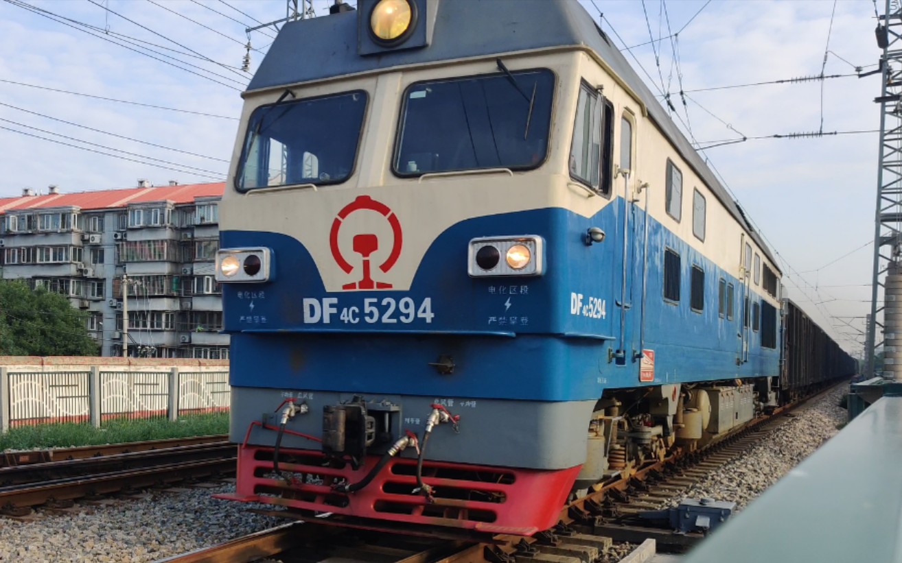 铁路随拍再次体验轮轨声的冲击京局怀段df4c5294通过京承线顺义站