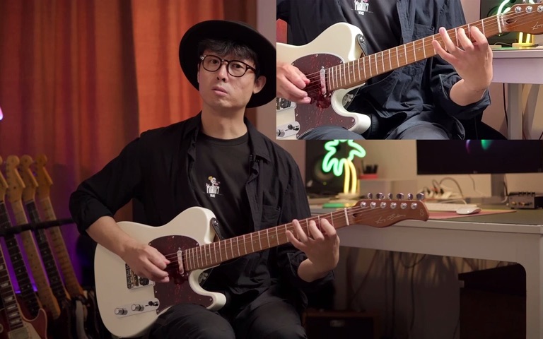 【看我主页动态置顶】谭鑫超级吉他2022电吉他系统教学试看