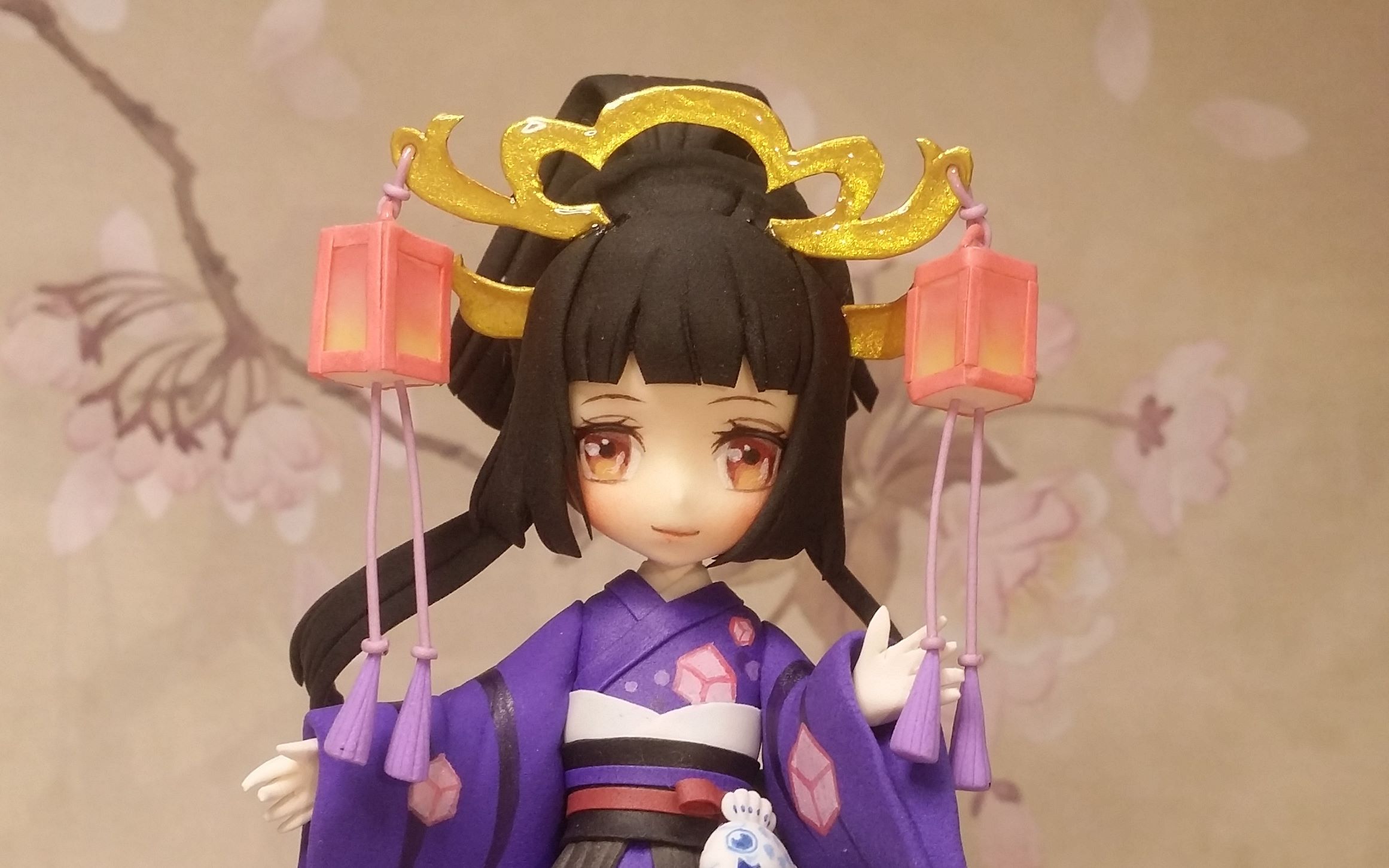 【六六】超轻粘土阴阳师鲤鱼精夏物流灯制作