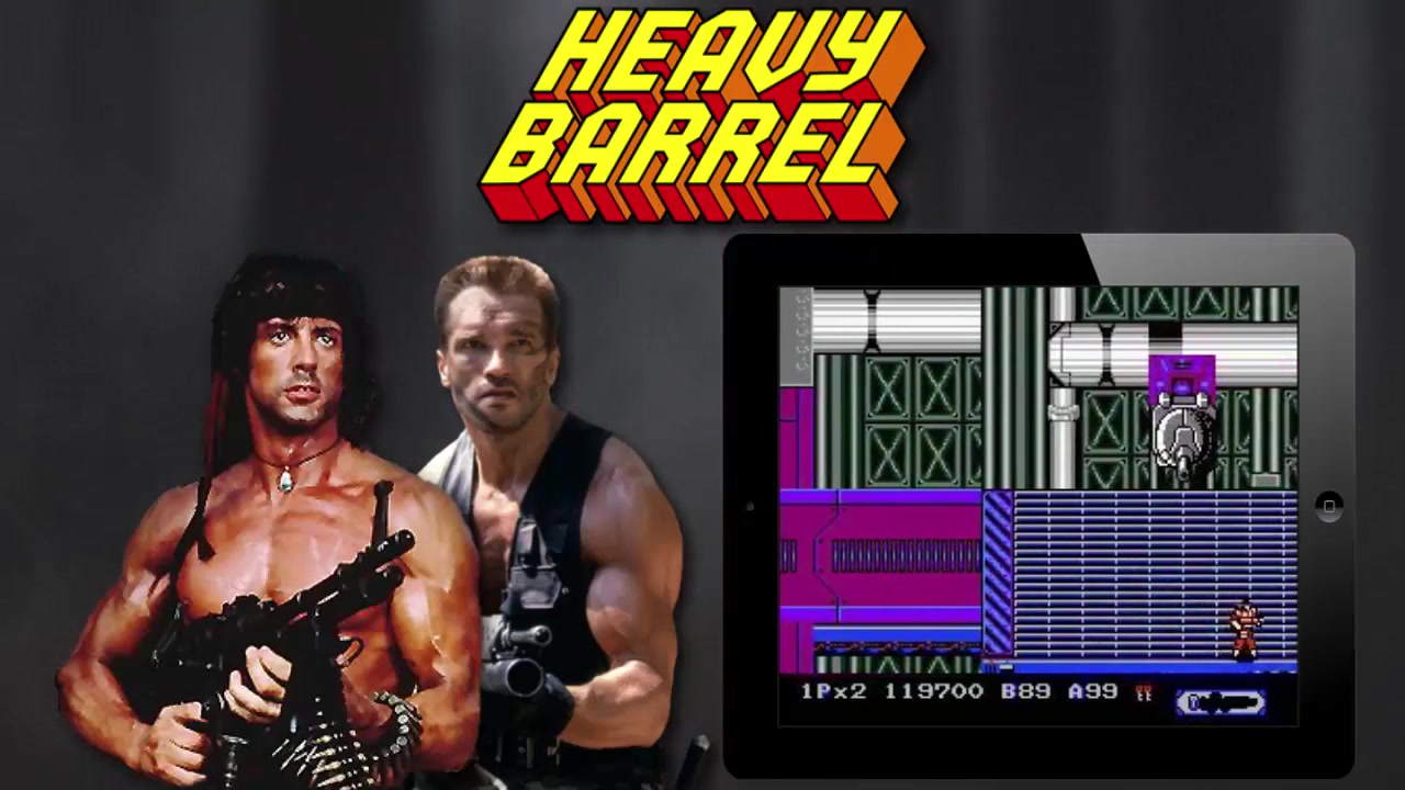 [图]FC/NES/红白机 霹雳神兵 最终关卡 音乐 电吉他 remix Heavy Barrel - Last level