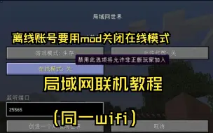 Descargar video: 我的世界搜不到服务器怎么办，局域网联机教程