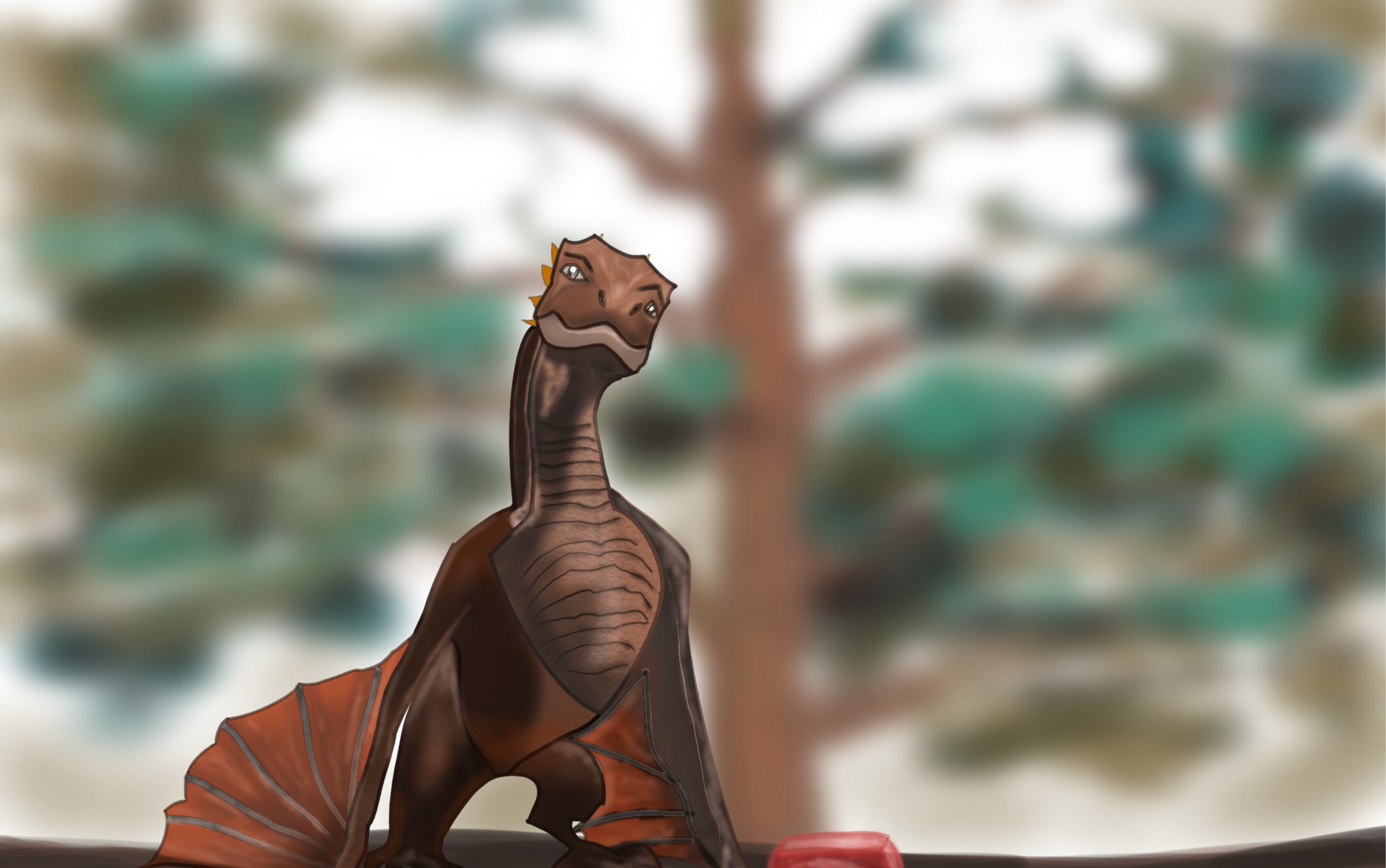 【procreate】权力的游戏龙大成长系列 "drogon1"