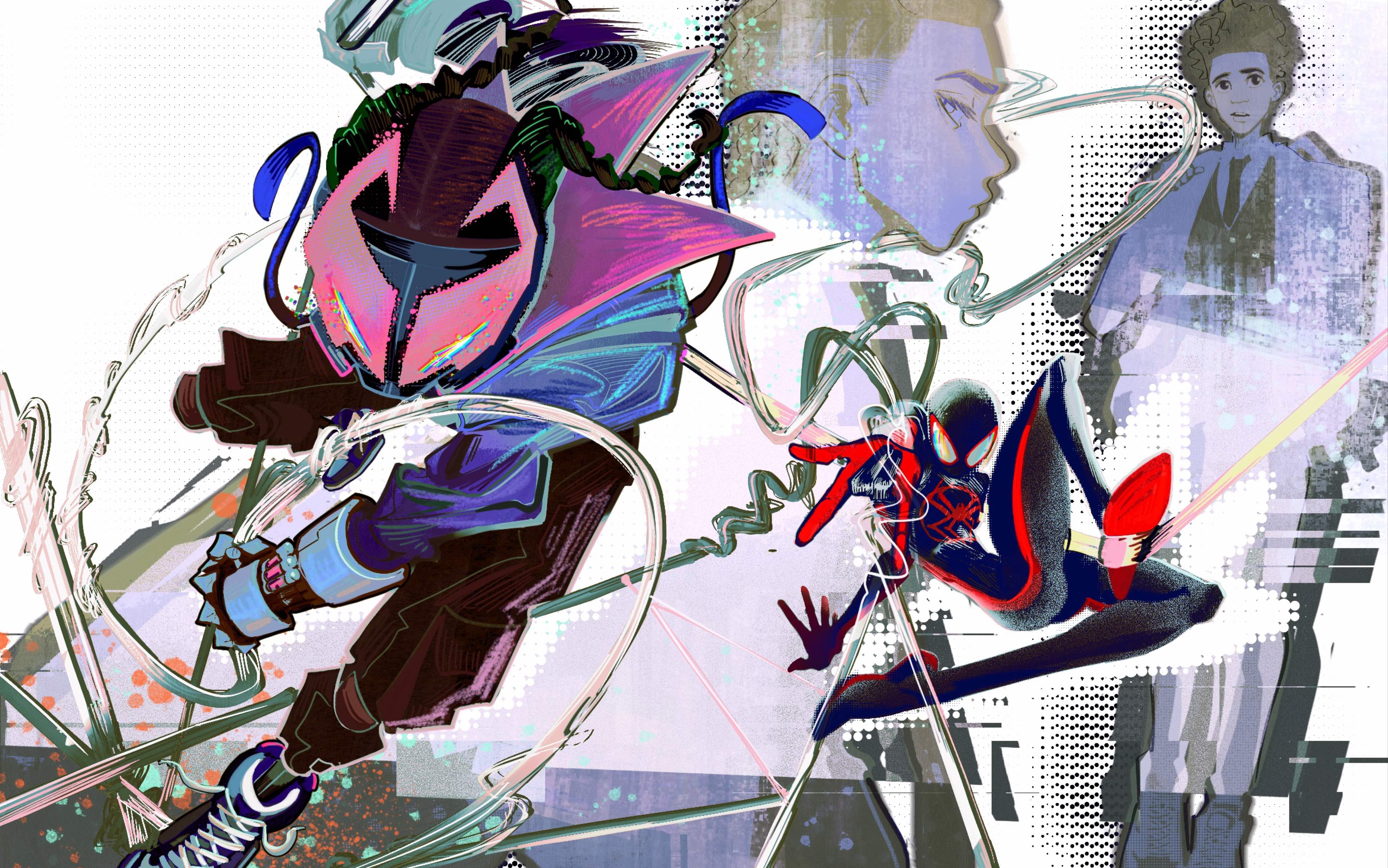 【蜘蛛侠纵横宇宙/迈尔斯水仙】我画,我画不完了