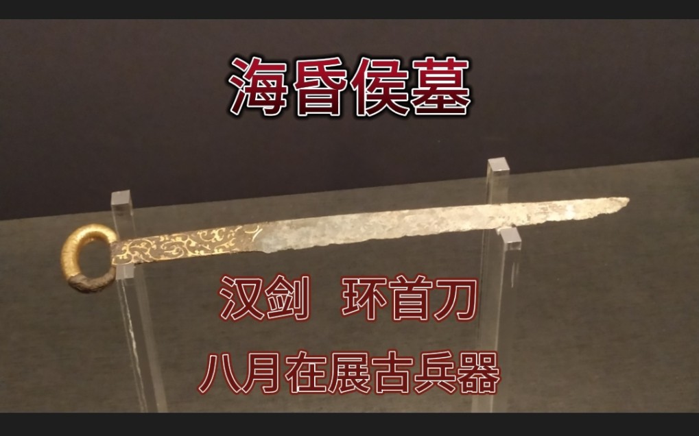 海昏侯墓刘贺收藏的汉剑青铜剑和环首刀