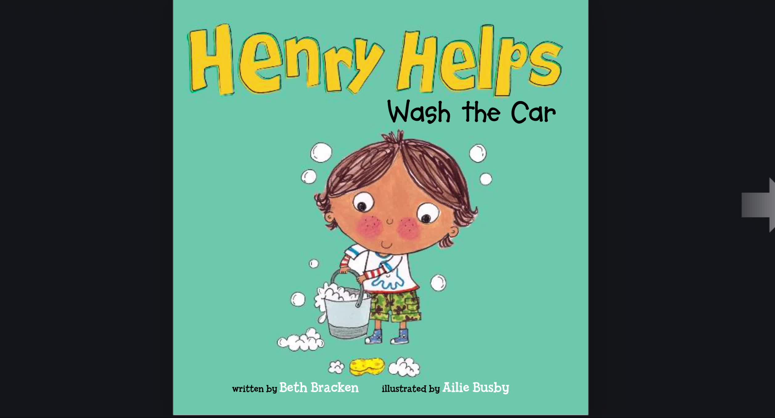 [图]Henry helps wash the car 小亨利帮妈妈洗车-英语启蒙绘本- English picture book