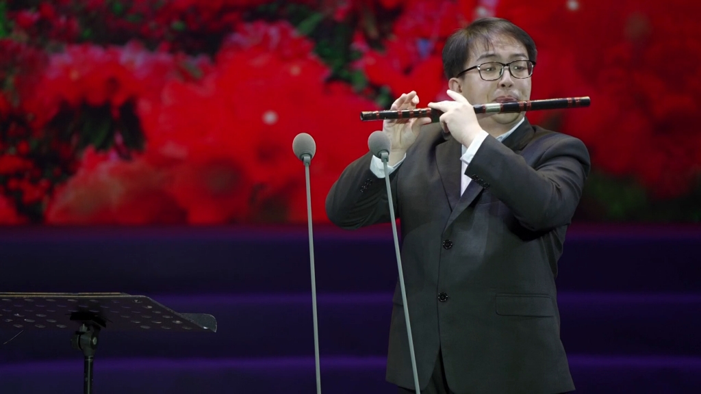 竹笛-山村迎亲人