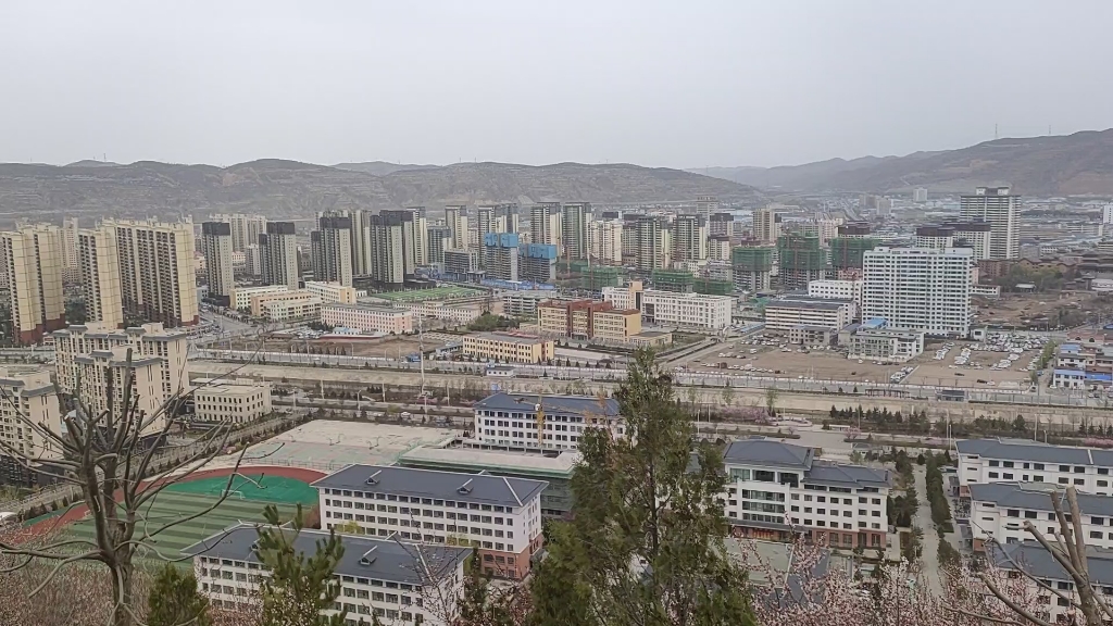 2023年3月拍摄的静宁县全景