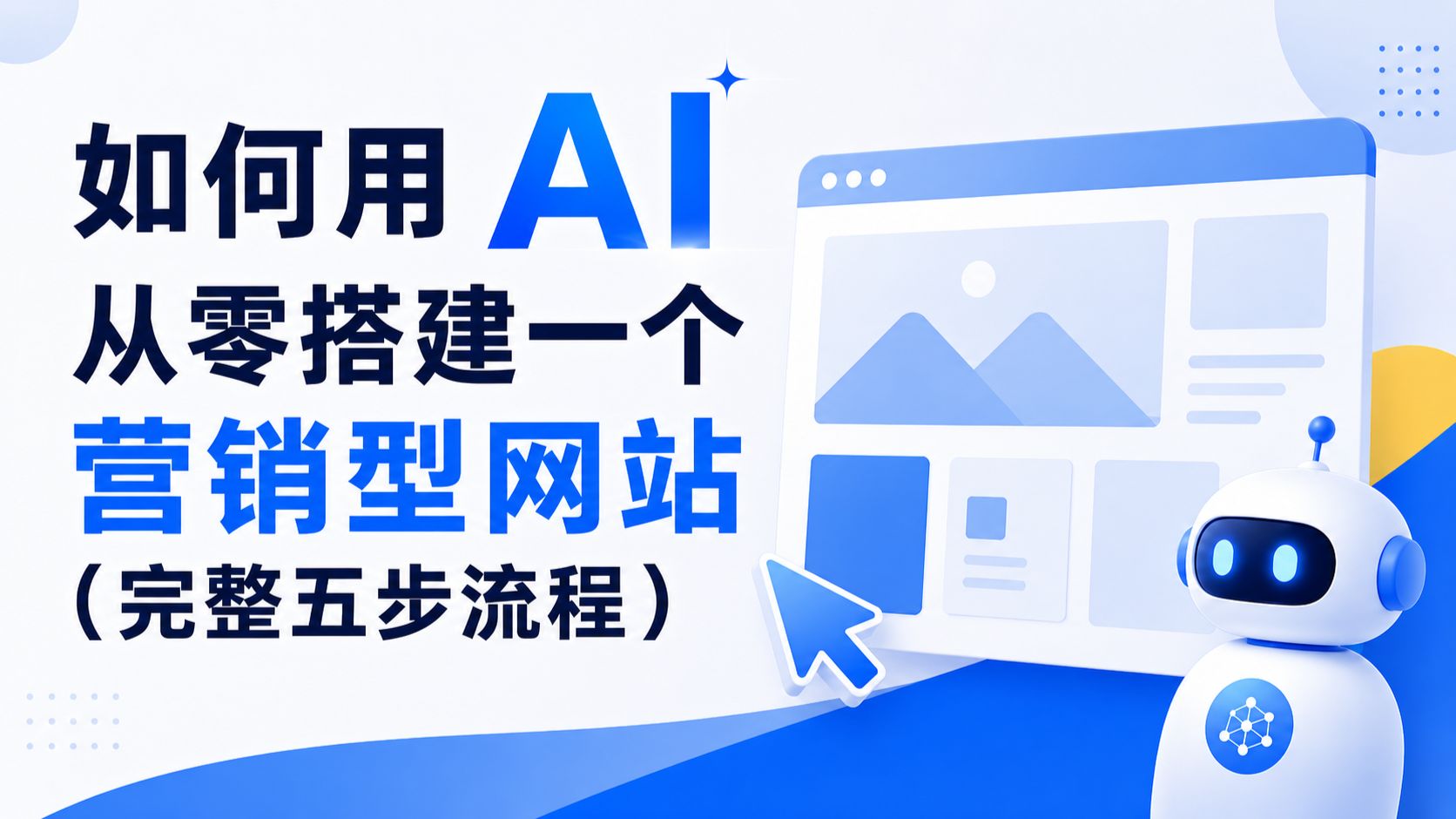 用 AI 做营销型网站,我把它拆成了五步