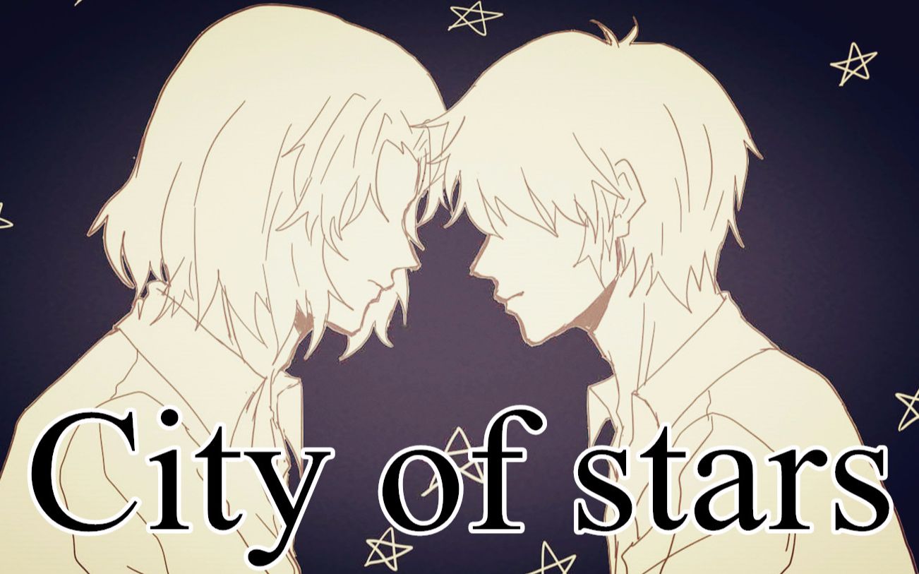 [图]【aph手书|仏英】City of stars