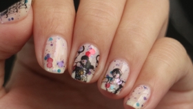 爱丽丝梦游仙境美甲教程 哔哩哔哩 つロ干杯 Bilibili