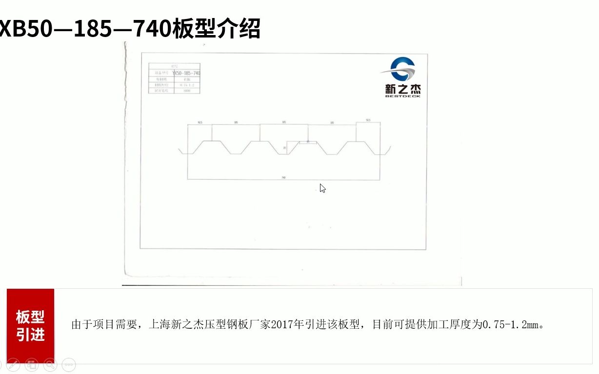 第24讲 YXB50185740开口压型钢板型号参数说明哔哩哔哩bilibili