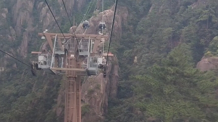 黄山旅行之云谷索道下山哔哩哔哩bilibili