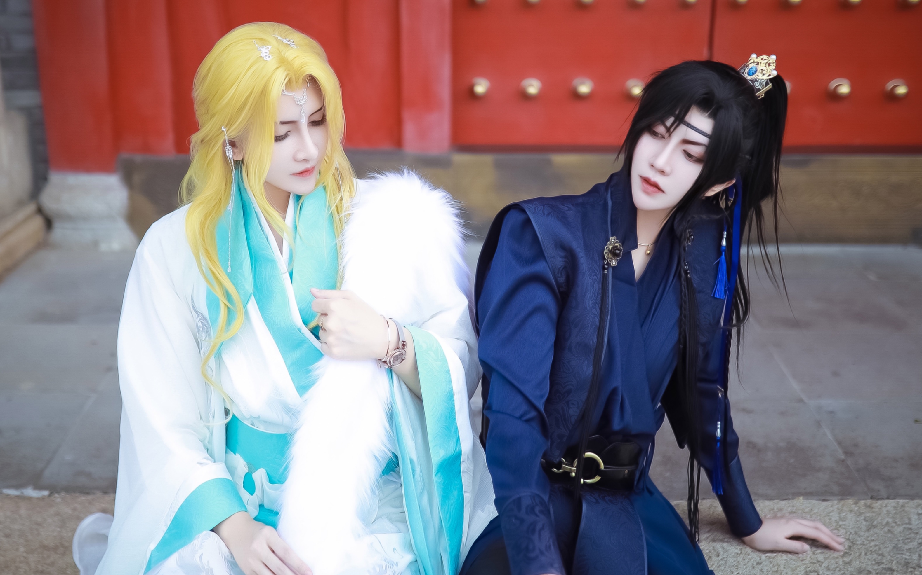 【胤川】【二哈和他的白猫师尊】双梅萌的营业时间...?哔哩哔哩bilibili