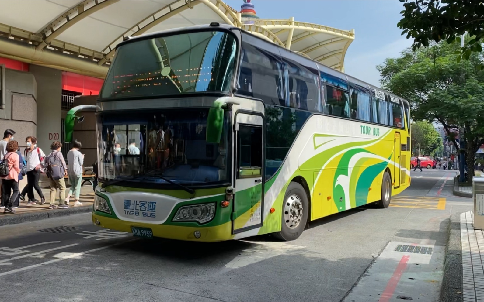 台北客运前彰化客运daewoo游览车台北937路kka9939原kah072