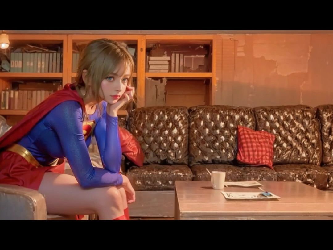 [图]supergirl，superheroine，女超人