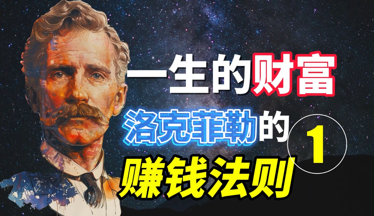 洛克菲勒的赚钱法则 1/一生的财富哔哩哔哩bilibili