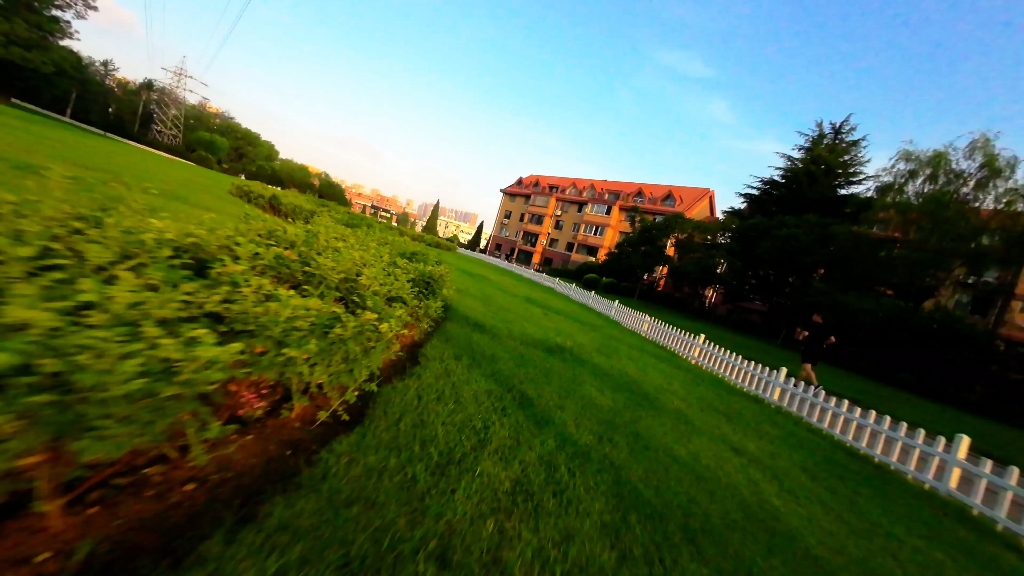 炮台山公园的一缕晨曦