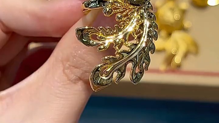 百戴不腻的黄金凤凰戒指真的很推荐!