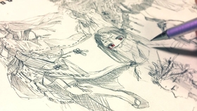 アナログ絵 女の子いっぱい描いてみた イラストメイキング シャーペン 哔哩哔哩 つロ 干杯 Bilibili