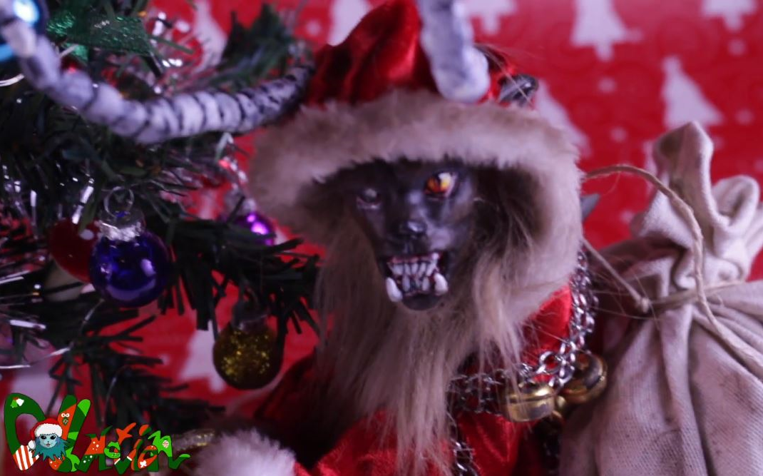 【油管】圣诞特辑→怪高狼哥改圣诞老人的基友:怪物krampus克朗普斯