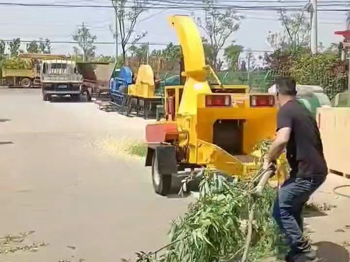 中小型园林绿化果园柴油干湿树枝粉碎机 树枝粉碎机哔哩哔哩bilibili